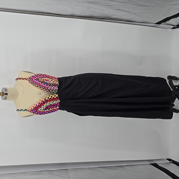 Mara Hoffman Jutta Braided Linen Blend Midi Dress Size 6 - Picture 1 of 8